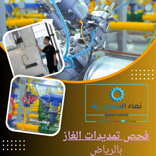 فحص تمديدات الغاز بالرياض